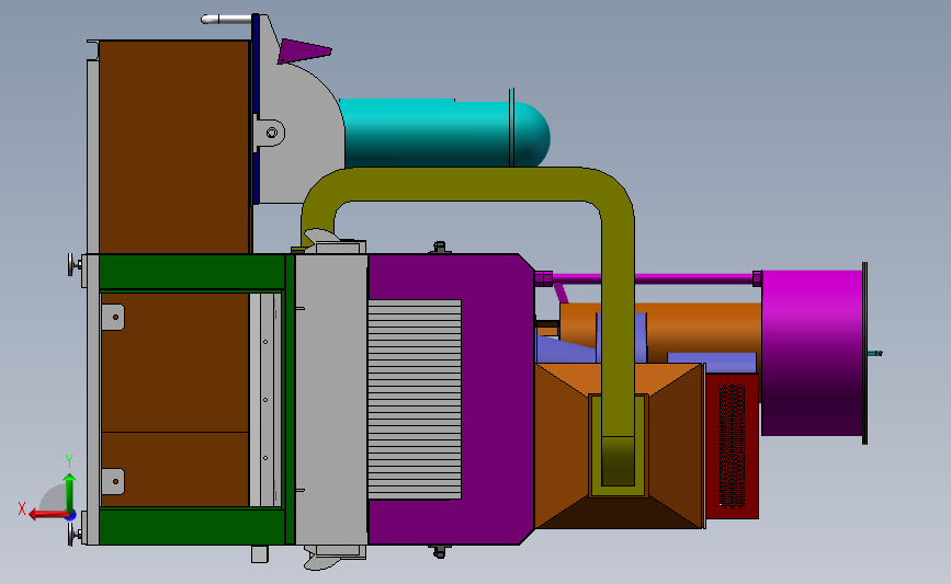 压铸件清洗机3D模型SolidWorks三维设计图