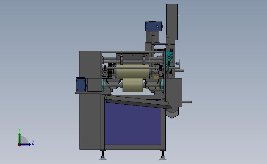异形木板滚涂机(非标异型机)3D模型SolidWorks三维设计图