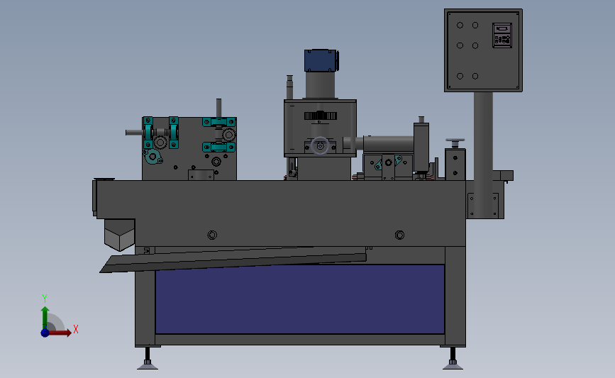 异形木板滚涂机(非标异型机)3D模型SolidWorks三维设计图