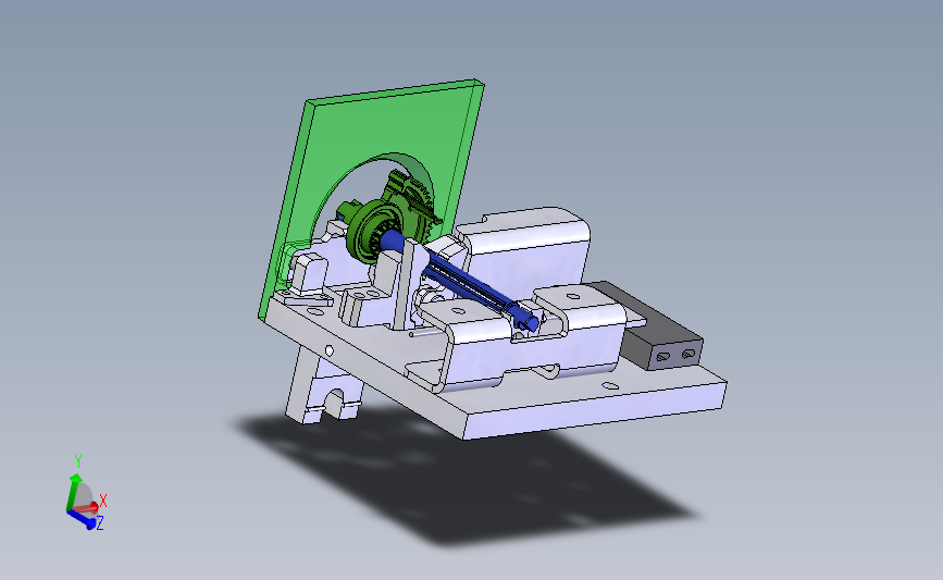 油泵电磁阀充磁工装设备3D模型SolidWorks三维设计图