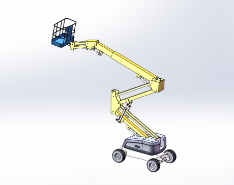 高空作业平台CAD+三维