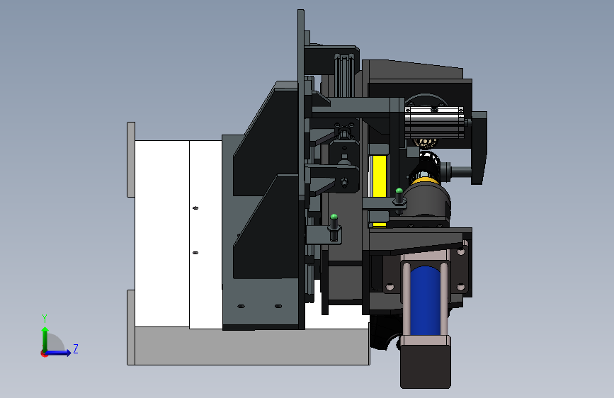 一种压机 3D模型SolidWorks三维设计图