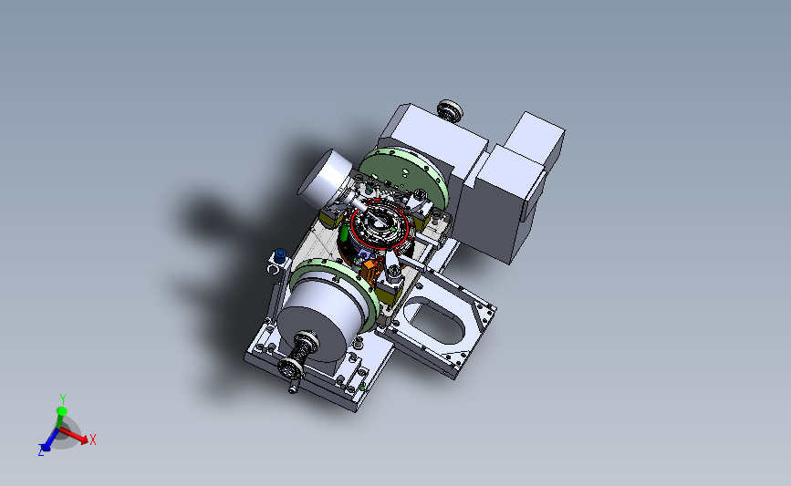 油泵前壳体OP10夹具图 3D模型SolidWorks三维设计图