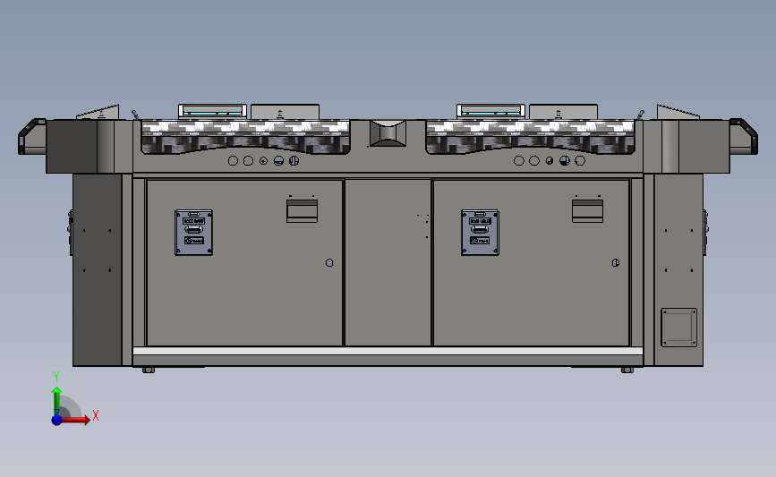 游戏机之捕鱼机(完整内部构造) 3D模型SolidWorks三维设计图