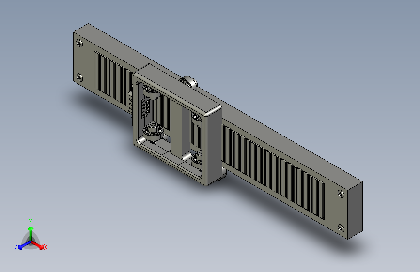 直线步进电机（马达、电动机） 3D模型SolidWorks三维设计图