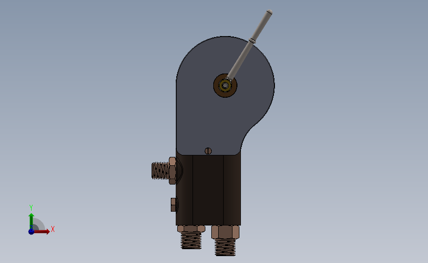 蒸汽手动阀 3D模型SolidWorks三维设计图