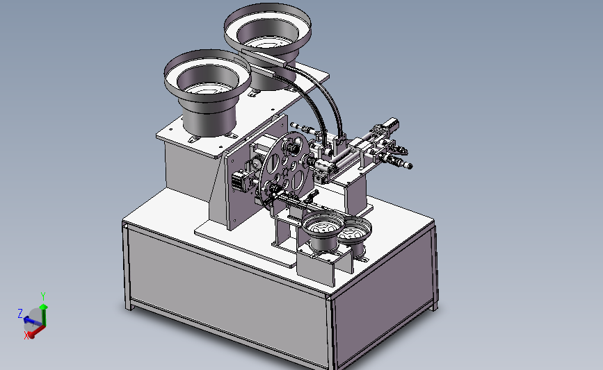 直流电机换相器装配机3D模型SolidWorks三维设计图