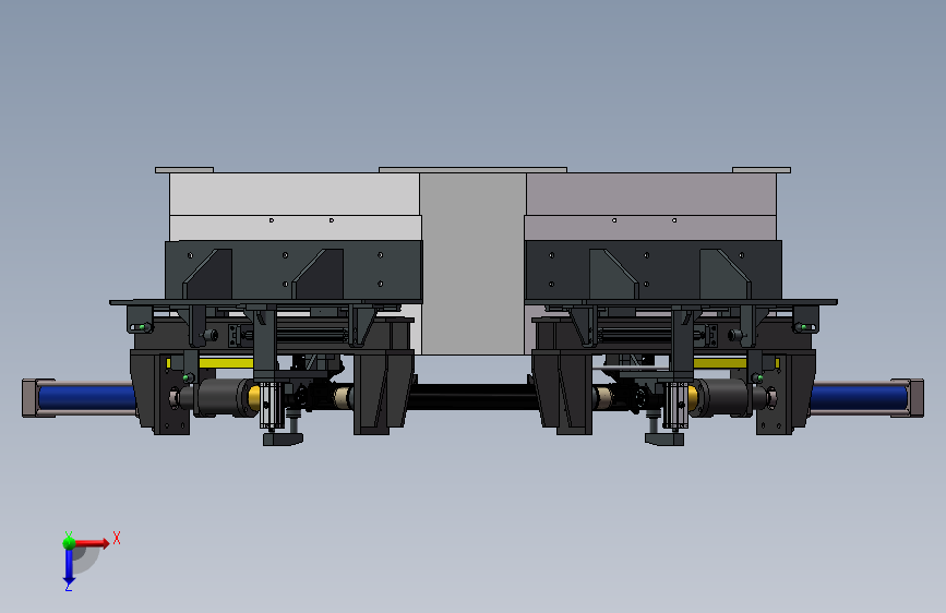 一种压机 3D模型SolidWorks三维设计图