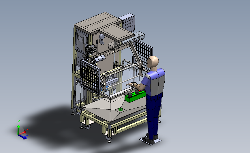 油箱泄漏测试设备（SW设计） 3D模型SolidWorks三维设计图