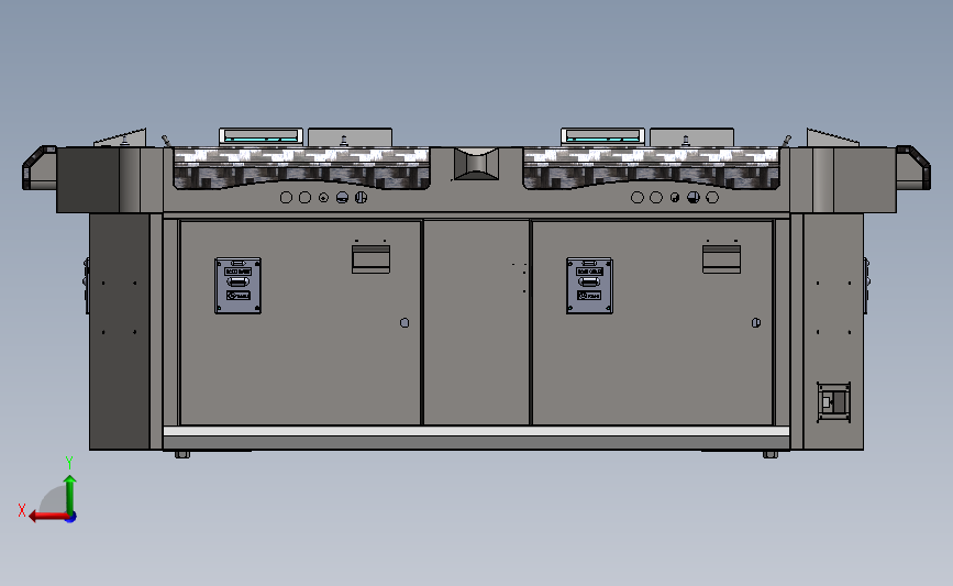 游戏机之捕鱼机(完整内部构造) 3D模型SolidWorks三维设计图