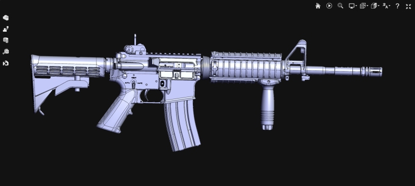 M4A1步枪模型