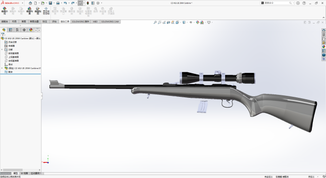 CZ 452-2E 卡宾模型