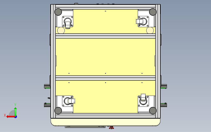 在线ICT自动测试设备 3D模型SolidWorks三维设计图