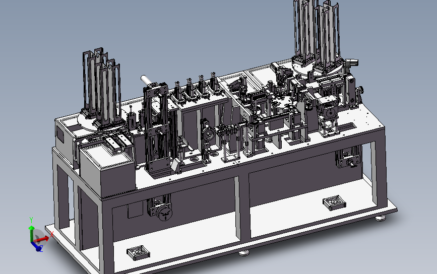 智能卡贴芯片封装机3D模型SolidWorks三维设计图