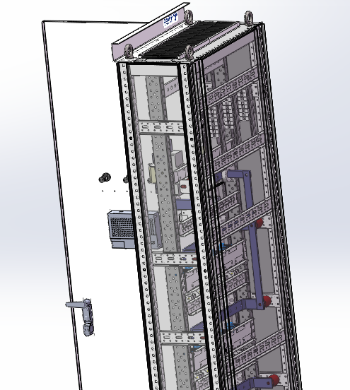 列头柜40回路600×300配置微型断路器