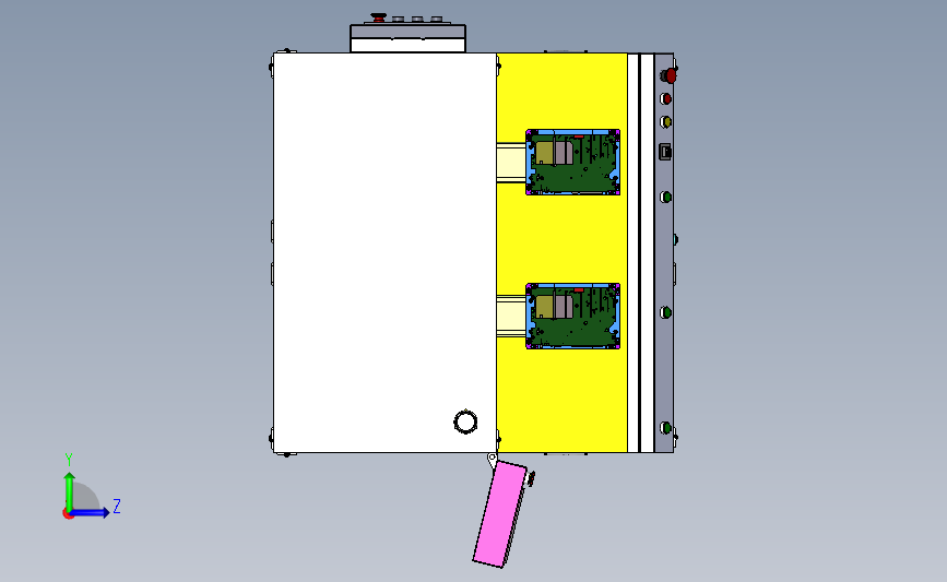 双Y轴吸气式锁螺丝机 3D模型SolidWorks三维设计图