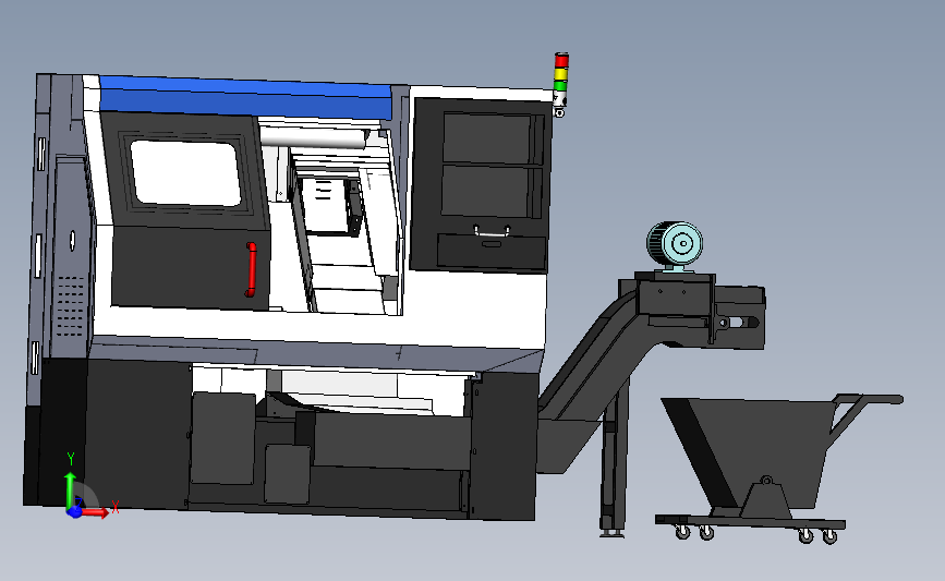 数控机床之钣金部分总装 3D模型SolidWorks三维设计图