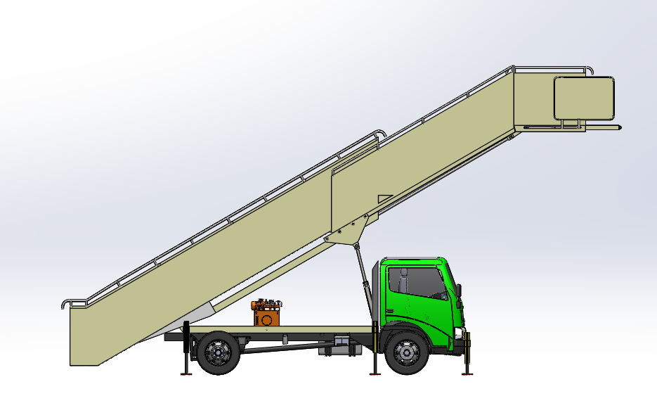 登机车sw建模