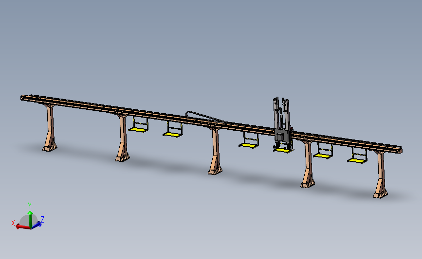 双轴桁架机械手-50公斤级（完整套图） 3D模型SolidWorks三维设计图