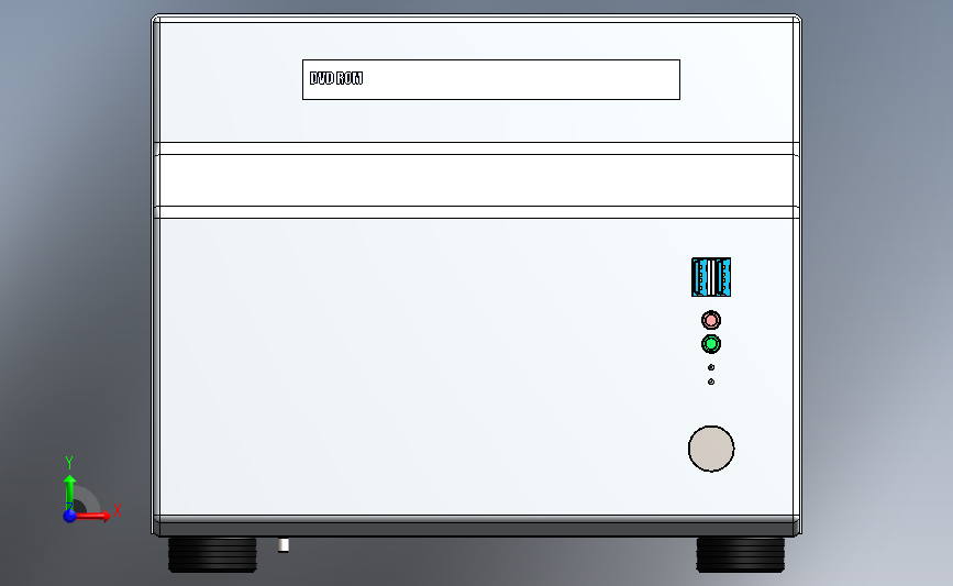 水冷机箱3D模型SolidWorks三维设计图