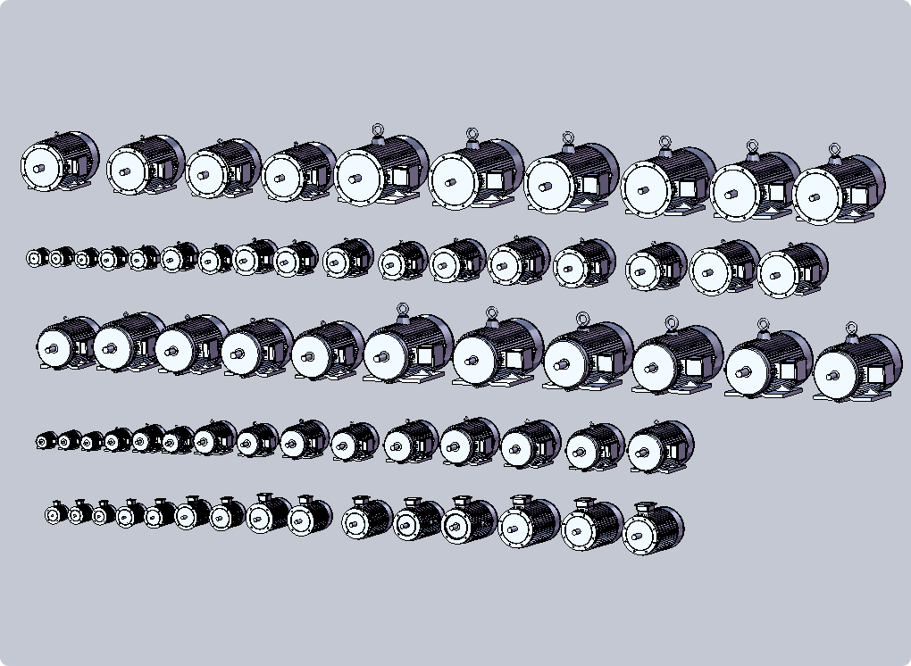 Y系列电机 Y系列异步电机汇总