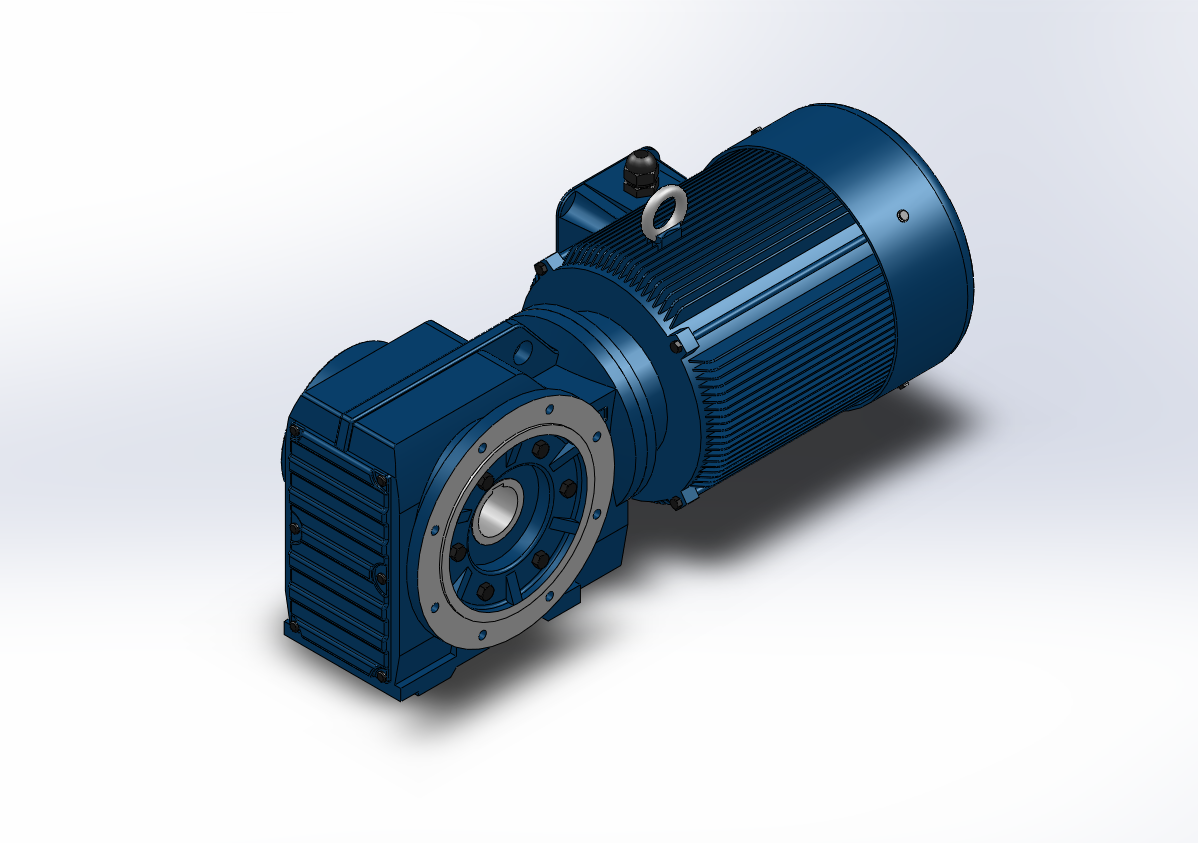7款KFK10法兰安装斜齿轮-伞齿轮减速电机