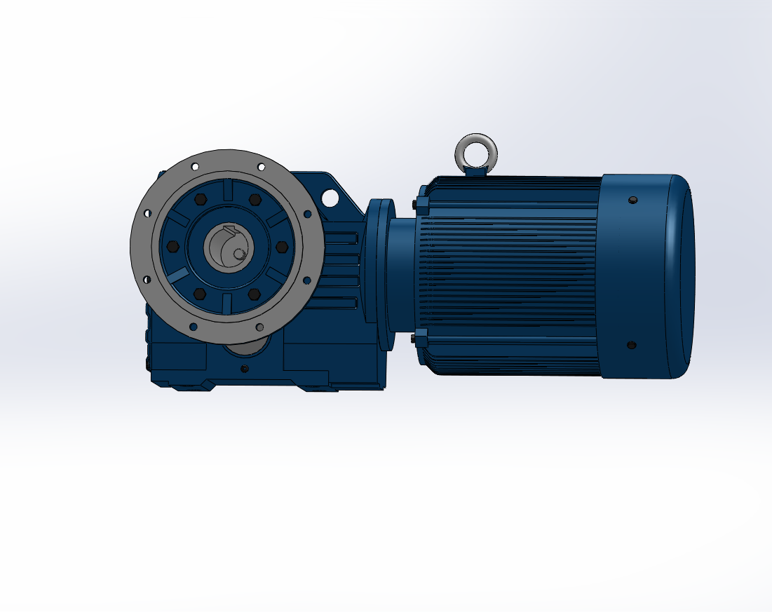 7款KFK10法兰安装斜齿轮-伞齿轮减速电机