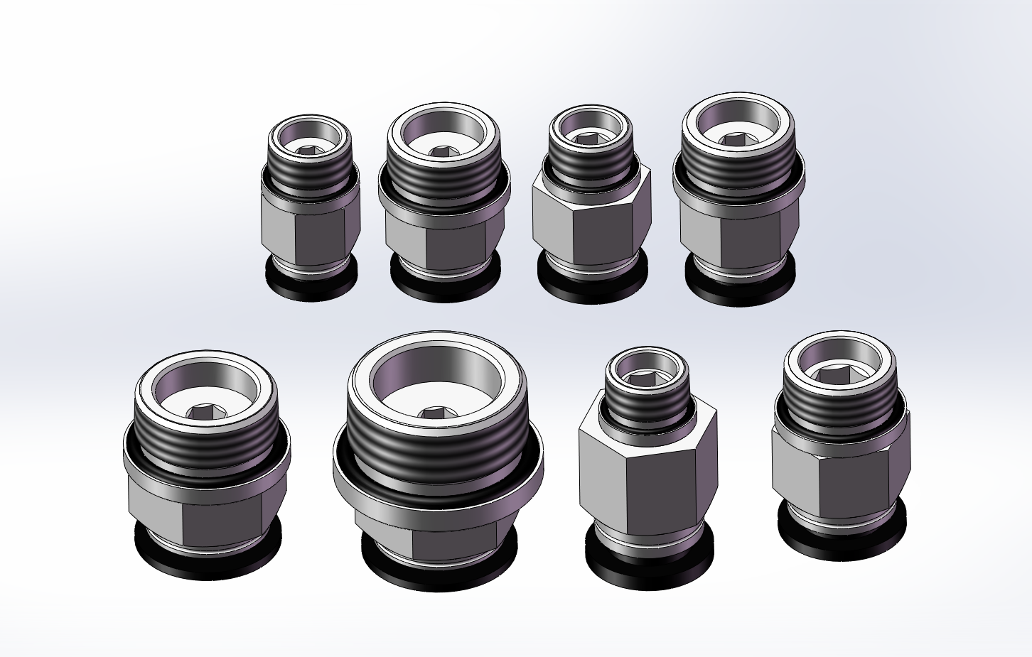 8款PC-G气动管接头