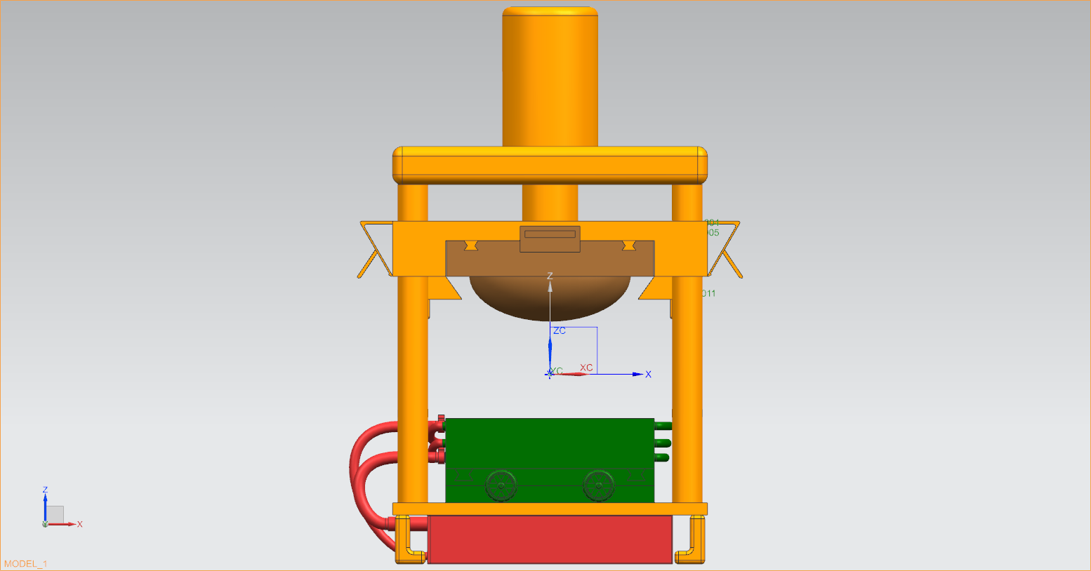 UG 汽车内饰模压成型设备