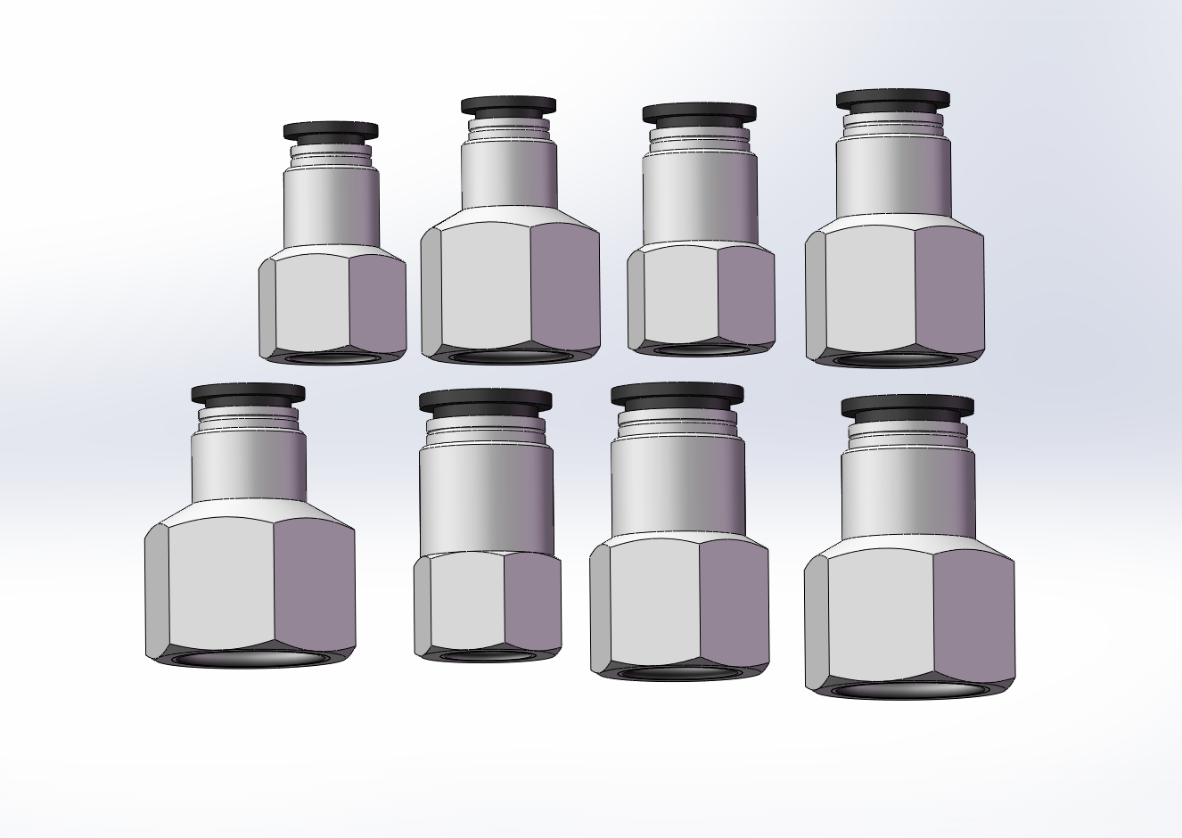 8款PCF-G气动管接头