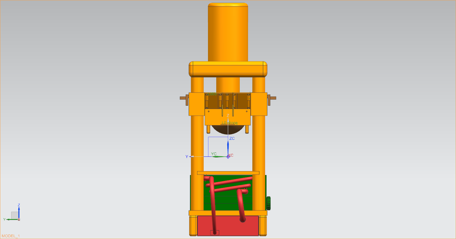 UG 汽车内饰模压成型设备