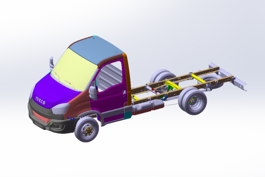 依维柯欧胜底盘模型