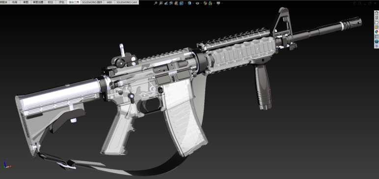 M4A1步枪模型
