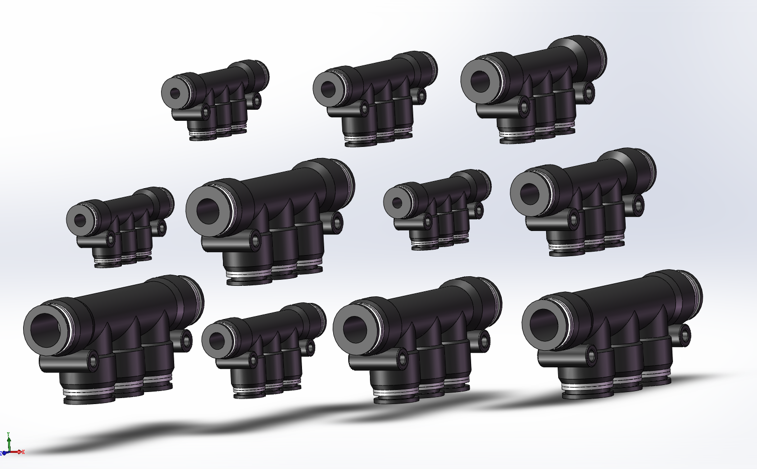 11款PK气动管接头