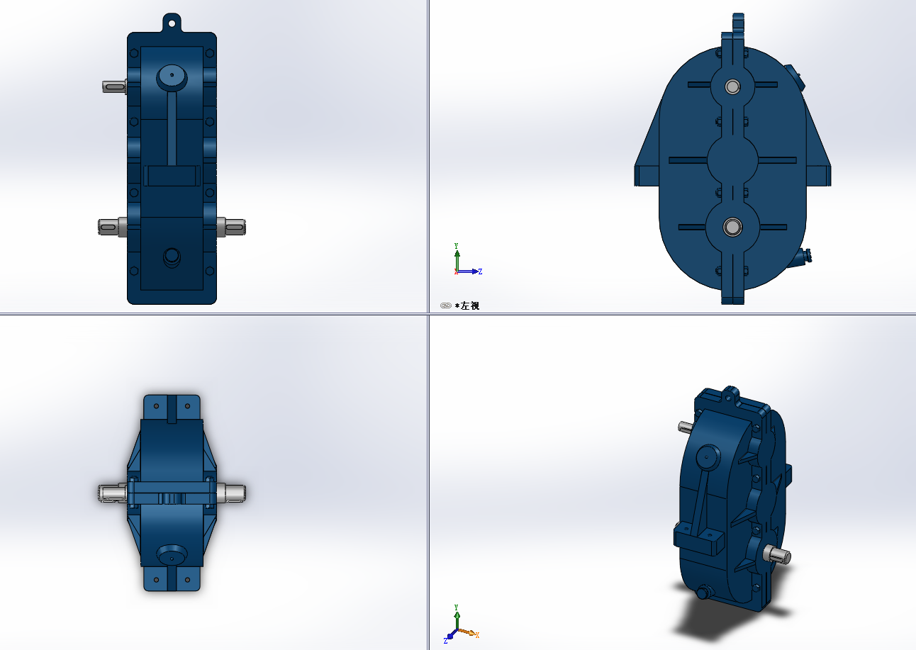 6款B315型圆柱齿轮减速机