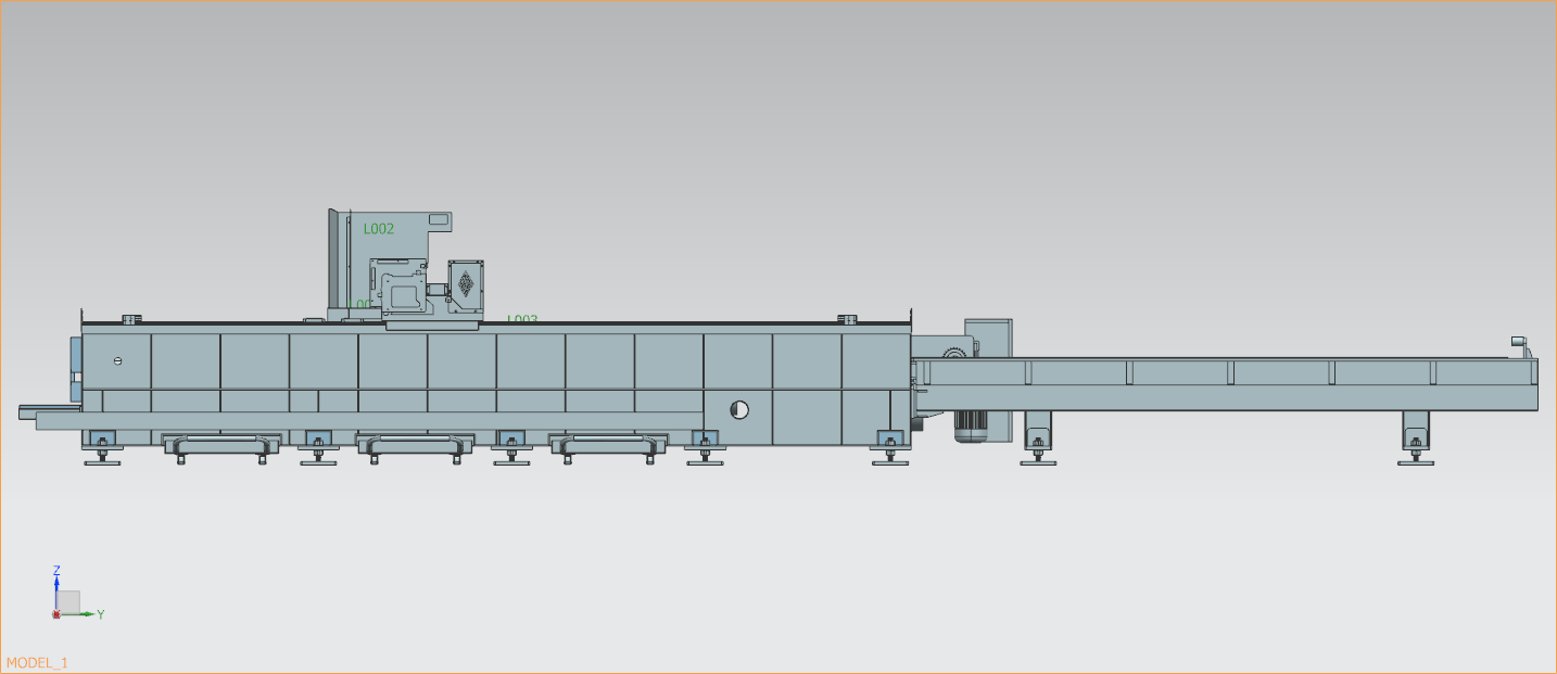 UG激光切割机模型及运动仿真