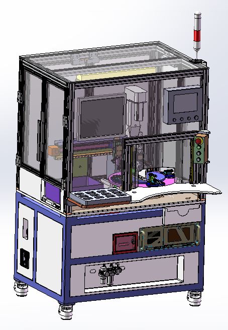 线束插头内部PCB电路板钢珠压装工装