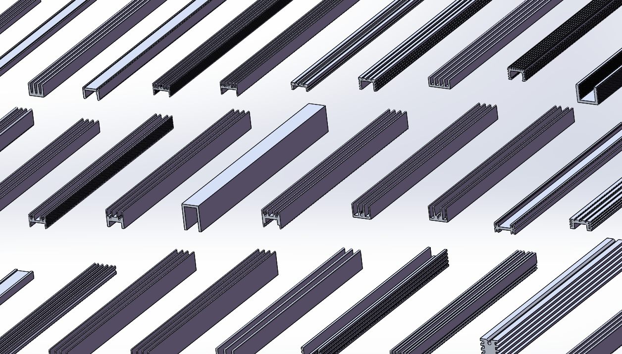 铝型材散热片 1cm 41款