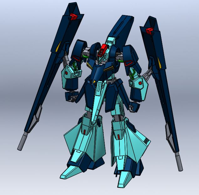 高达ORX-005贾普兰3D模型