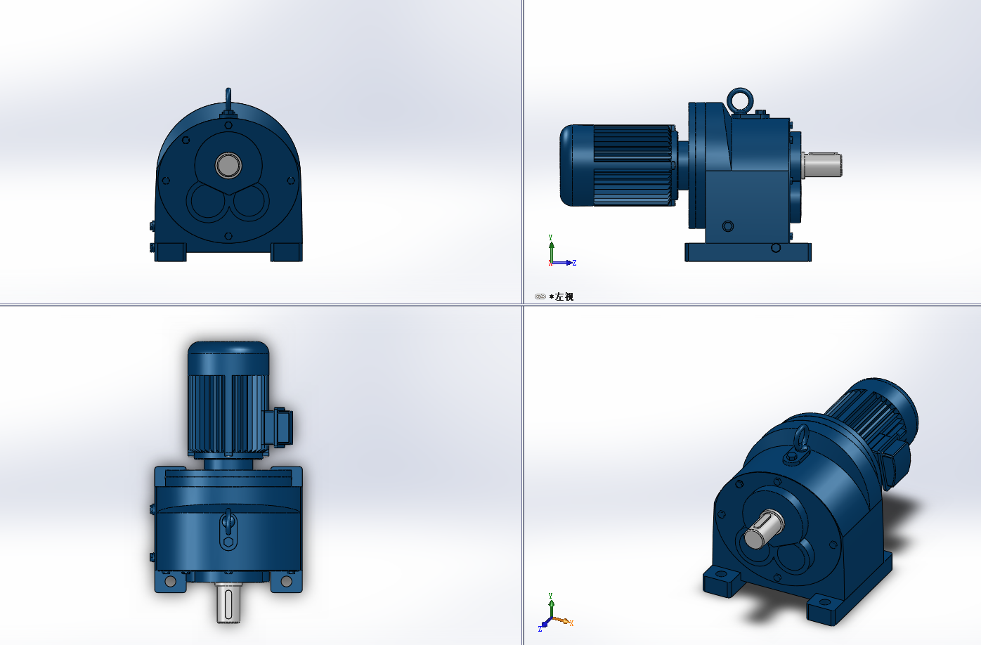 6款TY同轴式硬齿面齿轮减速器
