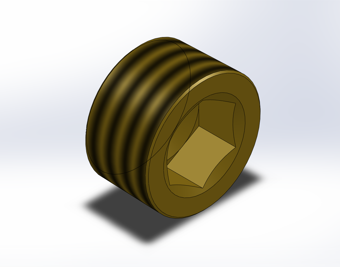 4款内六角锥螺纹螺塞