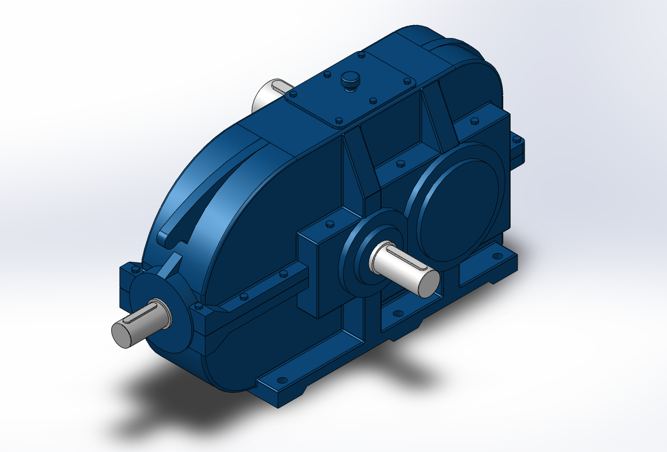 5款DBZ硬齿面圆柱齿轮减速器