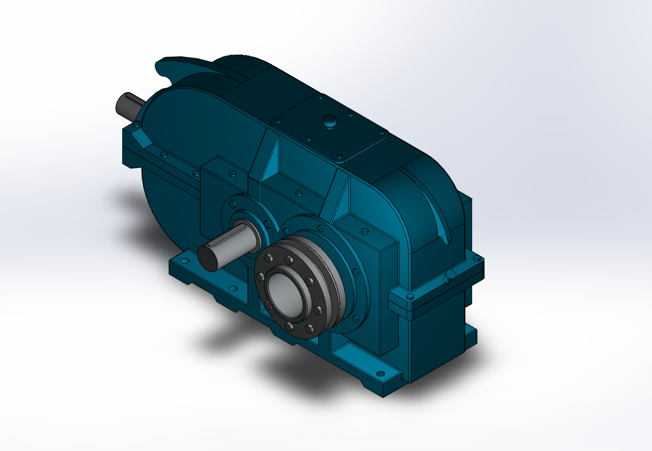 5款DBYK硬齿面圆柱齿轮减速器