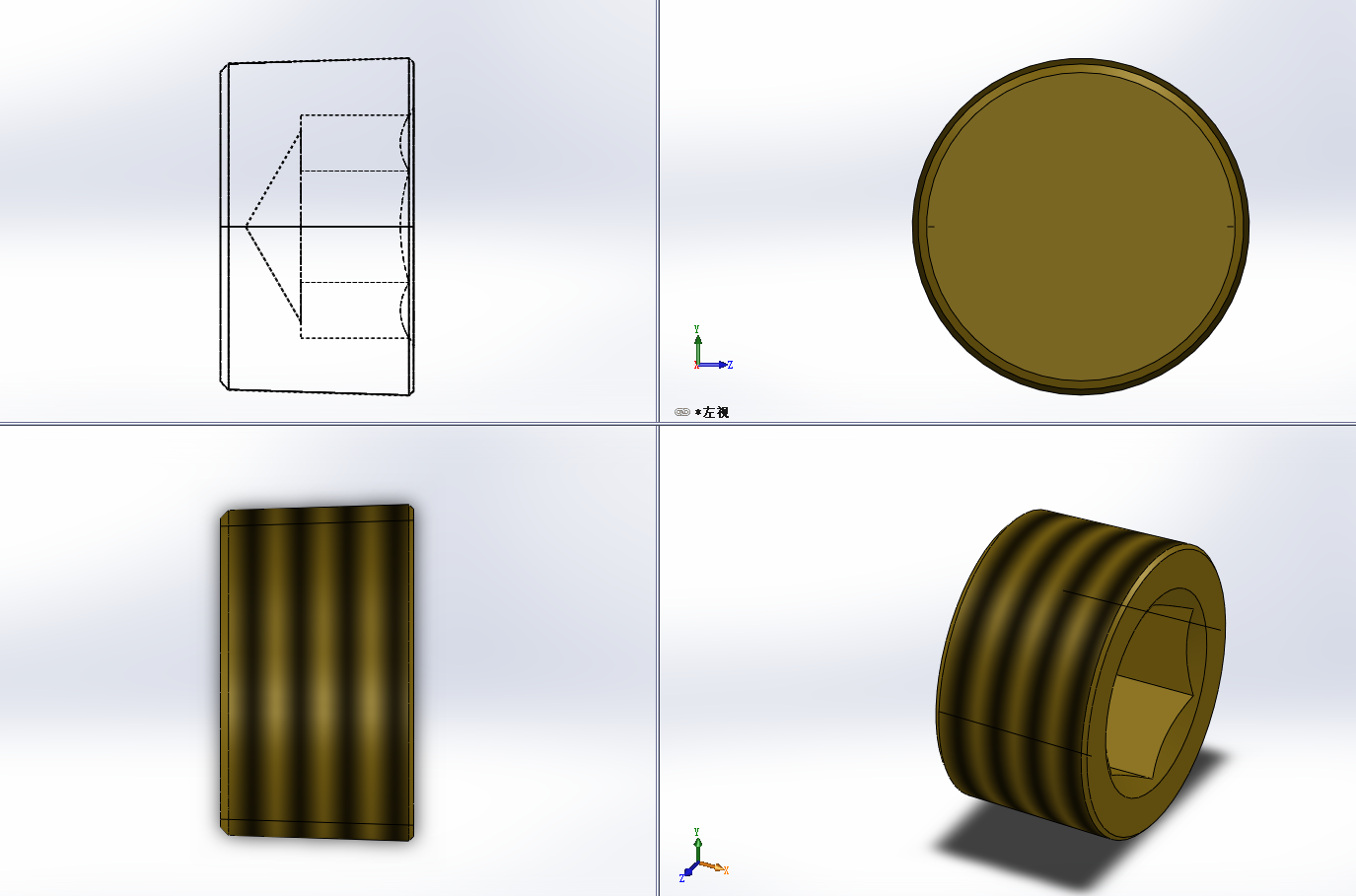 4款内六角锥螺纹螺塞