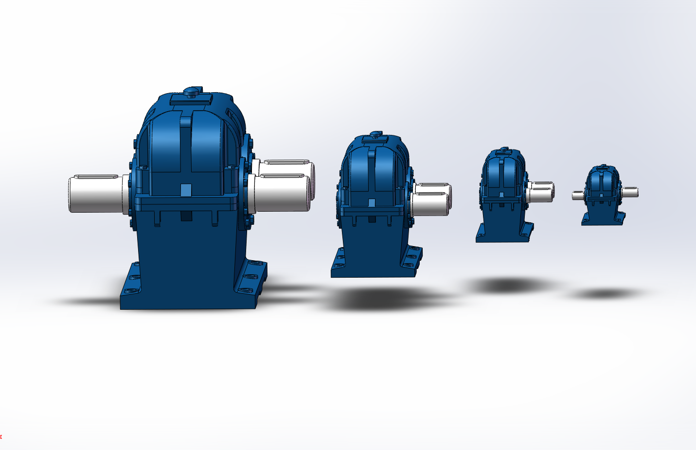 4款ZDZ硬齿面圆柱齿轮减速器