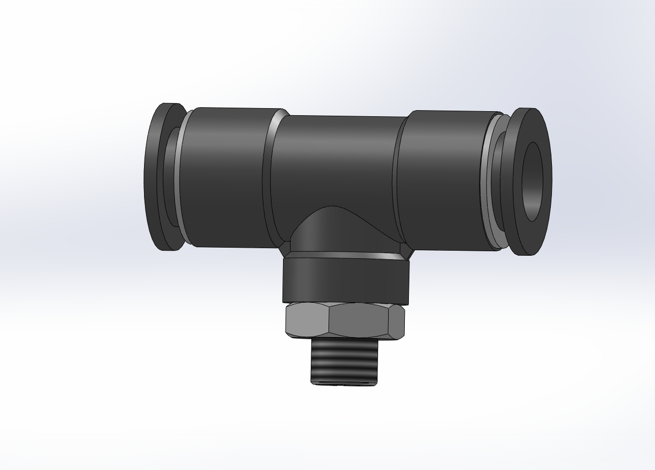 8款PT-C(Male Branch Tee)塑体插入式管接头