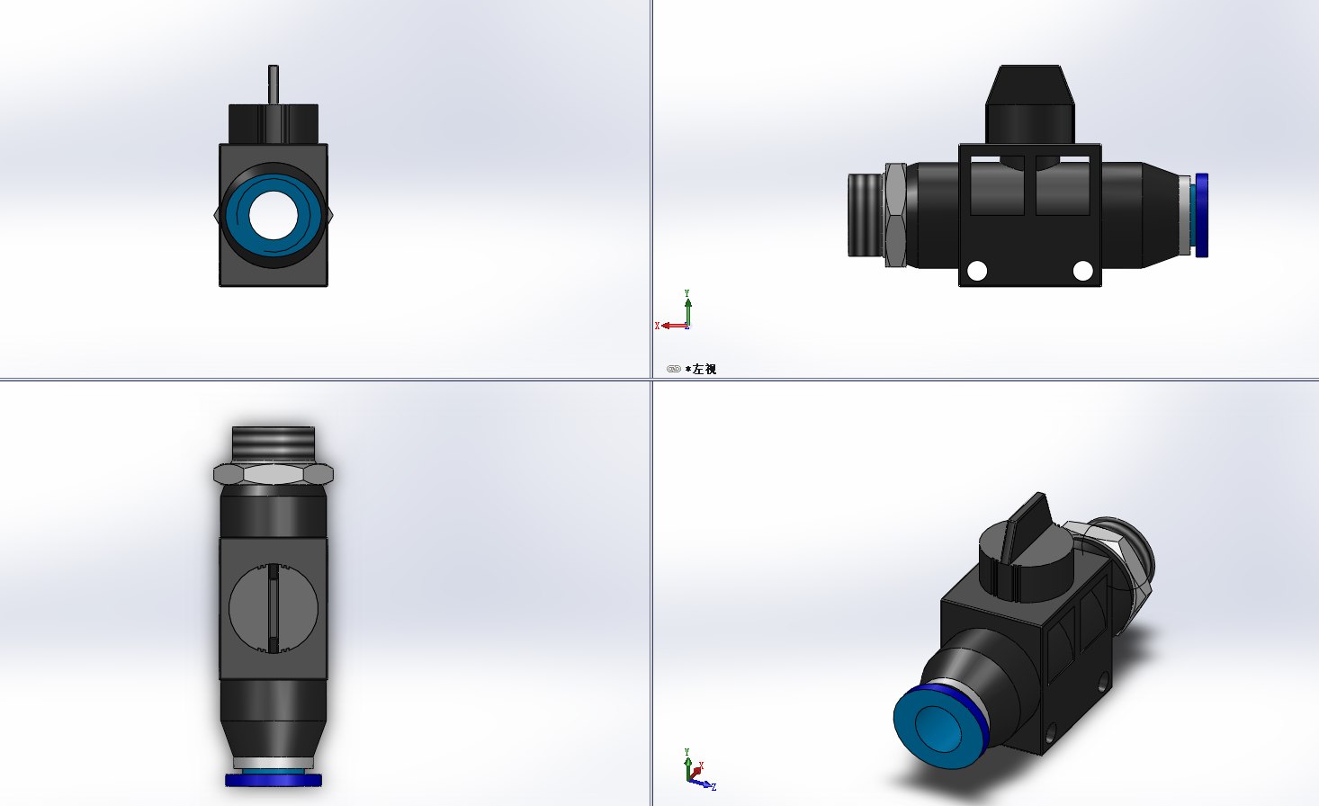 8款HVFS-G 由插管流向螺纹端型-G螺纹