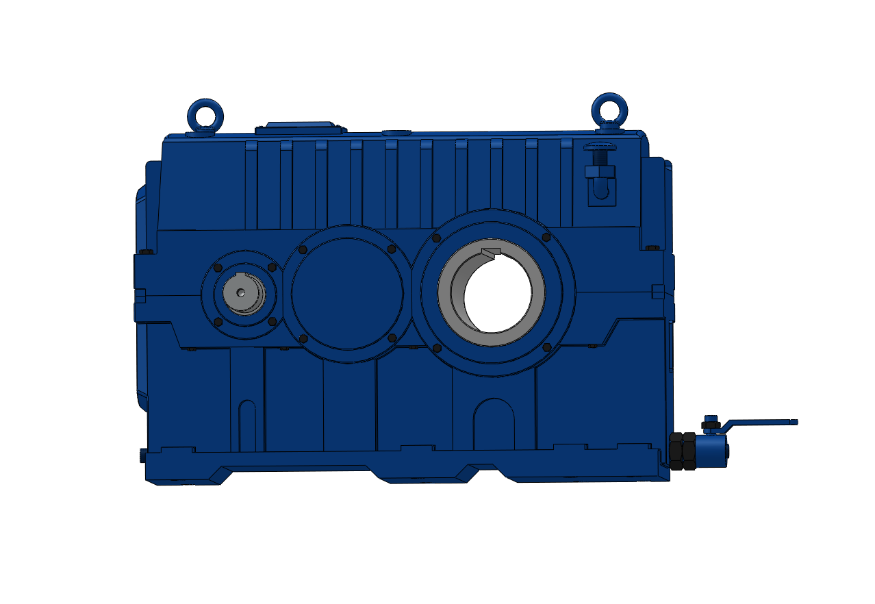 5款TLM2PHF平行轴水平置放2级传动斜齿轮减速机