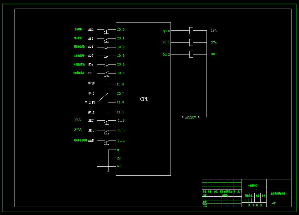 液压机液压系统及其PLC控制系统设计(CAD+说明书)