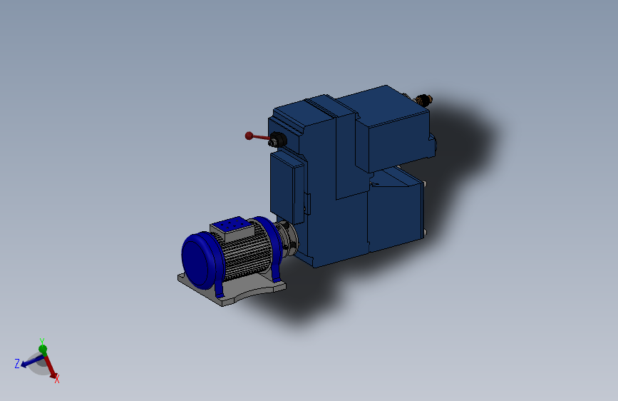 水力机械钻孔机 3D模型SolidWorks三维设计图